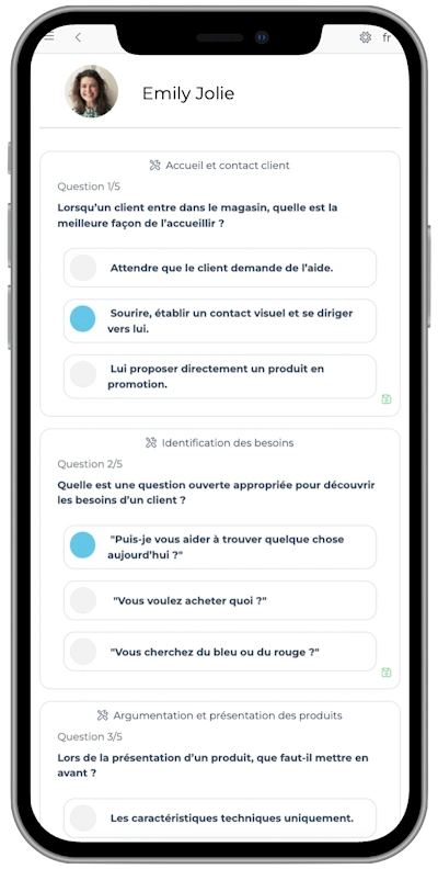 Quiz de connaissances